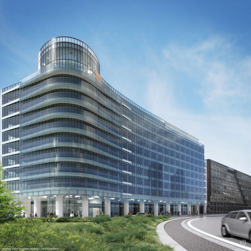 office building in viale Sturzo 35 in Milan .IT - designed dy Goring & Straja Studio, Milan .IT
