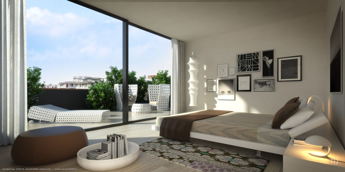 rendering: le Residenze di via Campari in Sesto San Giovanni MI .IT - interior design by arch. Cristiana Vannini, Milan .IT