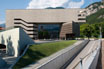 rendering of the central library of the University of Trento .IT - designed by Mario Botta Architetto, Lugano TI .CH